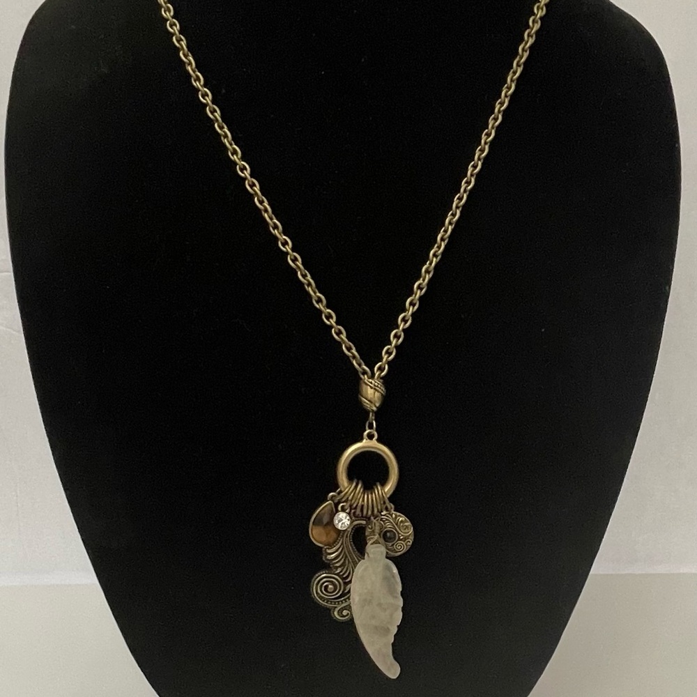 Vintage Park Lane Feather Necklace